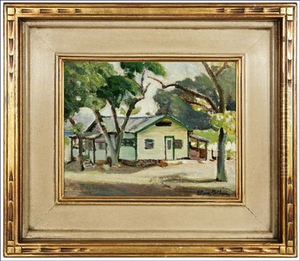 Laguna Cottage Oil Painting by Elanor Ruth Gump Colburn