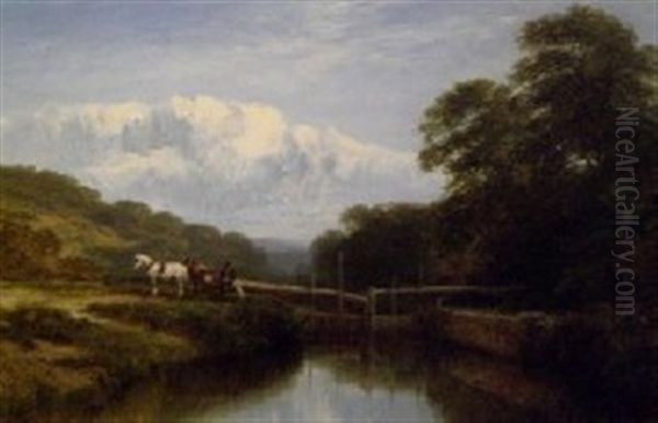 The Lock Oil Painting by George Cole