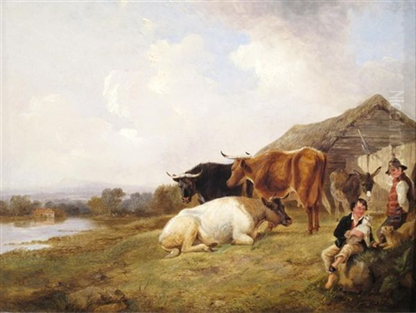 The New Arrival Oil Painting by George Cole