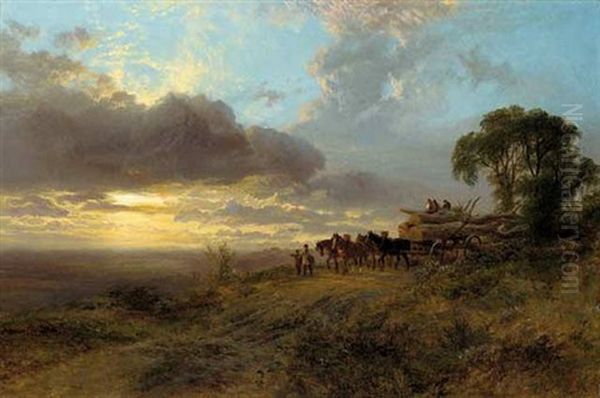 The Last Load Oil Painting by George Cole