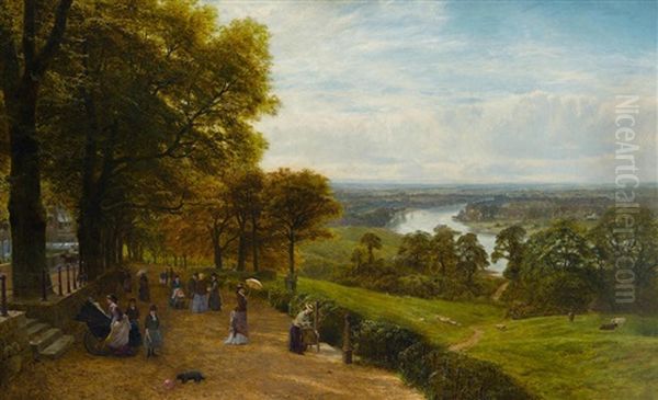 Richmond Hill Oil Painting by George Vicat Cole