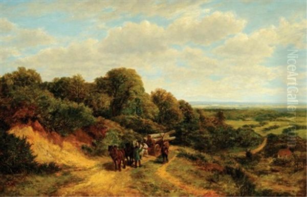 Homewards, Surrey Oil Painting by George Vicat Cole