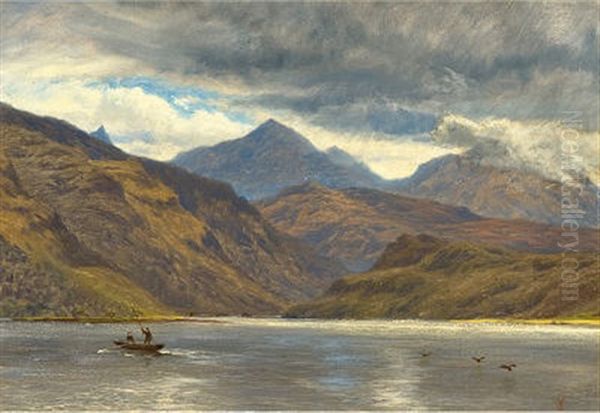 Englische Landschaft Oil Painting by George Vicat Cole