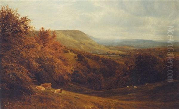 Autumn Oil Painting by George Vicat Cole