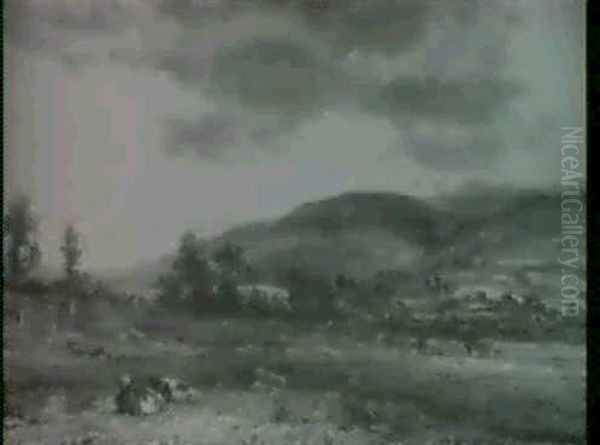 At Hindhead, Surrey Oil Painting by George Vicat Cole