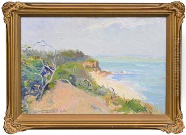 Coastal Oil Painting by Alfred B. Coleman