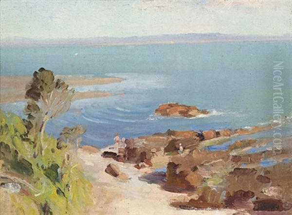 Flinders Bay, Phillip Island Oil Painting by Alfred George Coleman