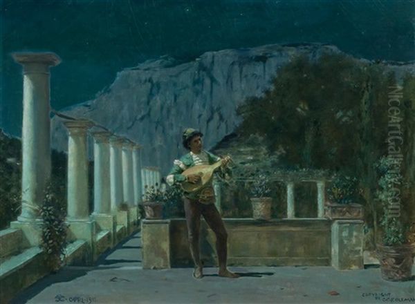 Capri, 1911 Oil Painting by Charles Caryl Coleman