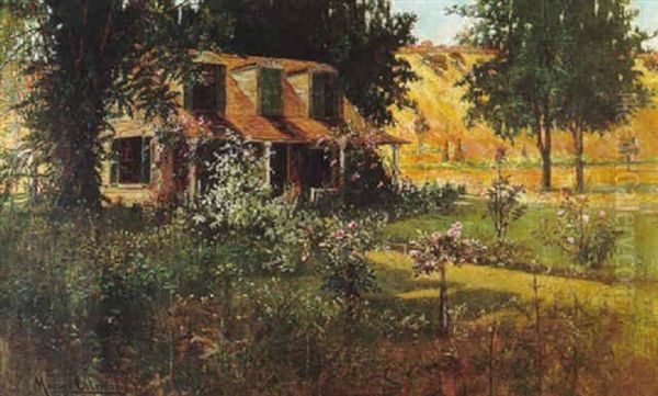 The Rose Garden Oil Painting by Marion Coleman