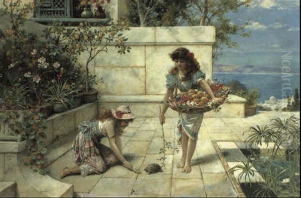 Hours Of Idleness Oil Painting by William Stephen Coleman