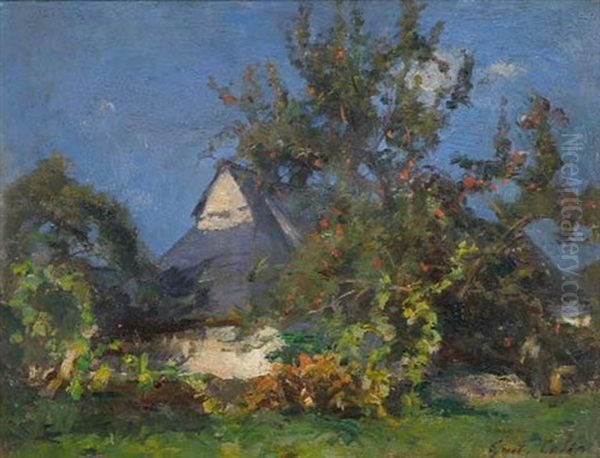 Paysage Normand Oil Painting by Gustave Henri Colin