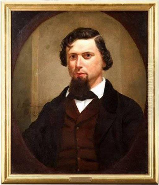 Portrait Of A Gentleman Oil Painting by Eliphalet Frazer Andrews