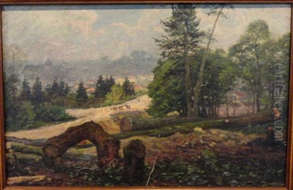 Paysage Oil Painting by Paul-Emile Colin