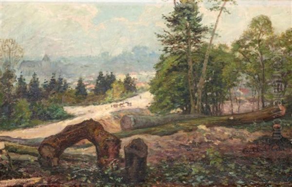 Paysage Oil Painting by Paul-Emile Colin