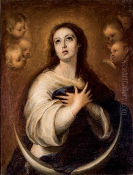 Inmaculada Oil Painting by Juan Collado