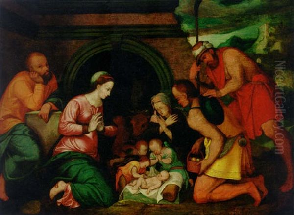 The Adoration Of The Shepherds by Francisco Collantes