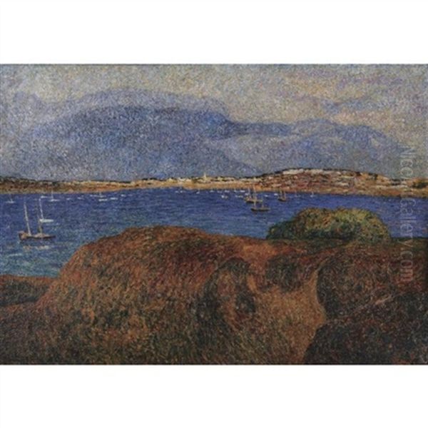 Port Navalo Oil Painting by Michel Auguste Colle