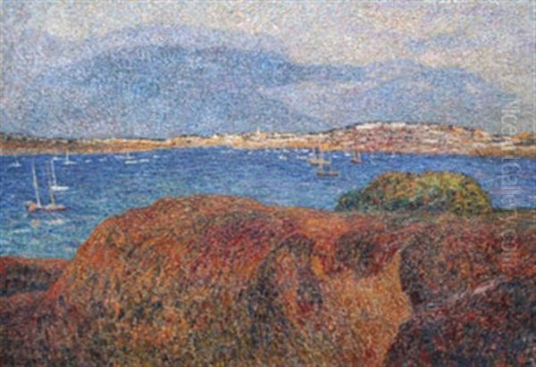 Port Navalo Oil Painting by Michel Auguste Colle