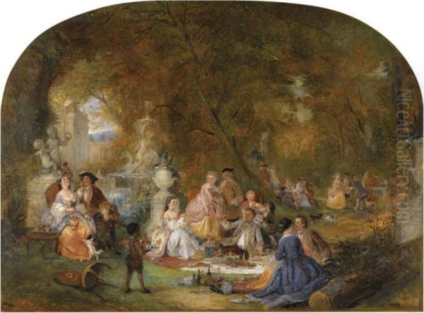 The Picnic Oil Painting by Henry Andrews