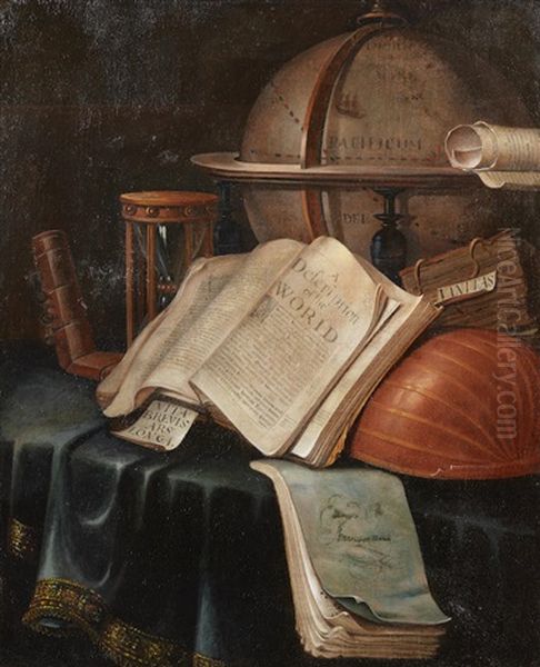 Vanitas Oil Painting by Edward Collier