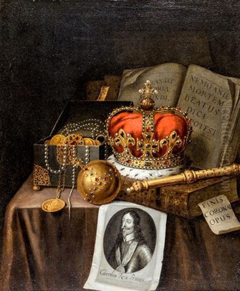 Crown Jewels Oil Painting by Edward Collier