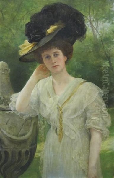 Far Away Thoughts Oil Painting by John Collier