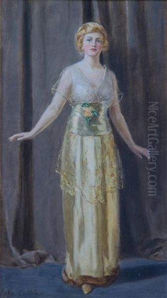 Gladys Cooper Oil Painting by John Collier