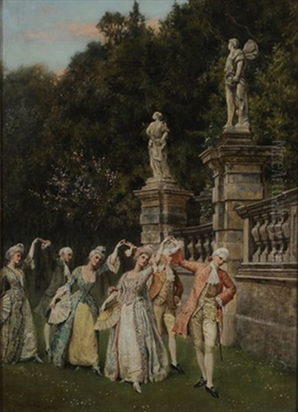 The Minuet Oil Painting by John Collier