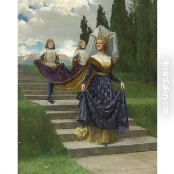 A Great Lady Oil Painting by John Collier