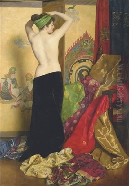 Pomps And Vanities Oil Painting by John Collier