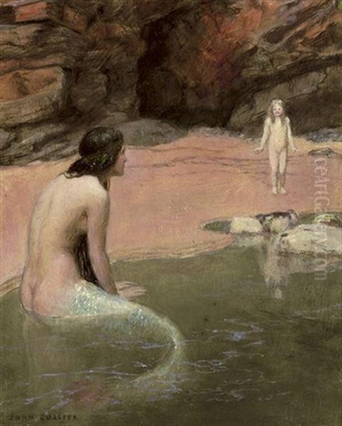 The Land Baby Oil Painting by John Collier