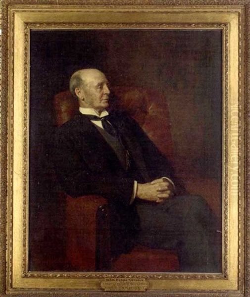 Portrait Of Henry Richard Tomkinson Oil Painting by John Collier