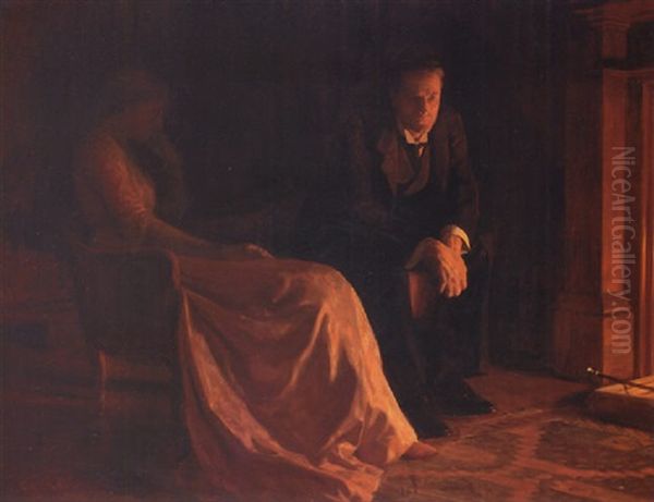 The Confession Oil Painting by John Collier