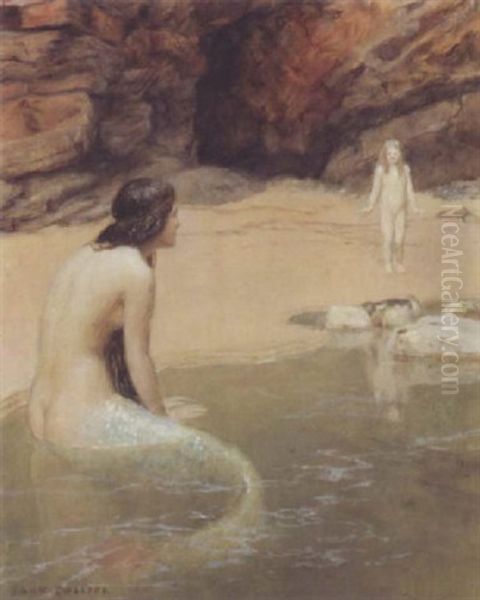 The Land Baby Oil Painting by John Collier