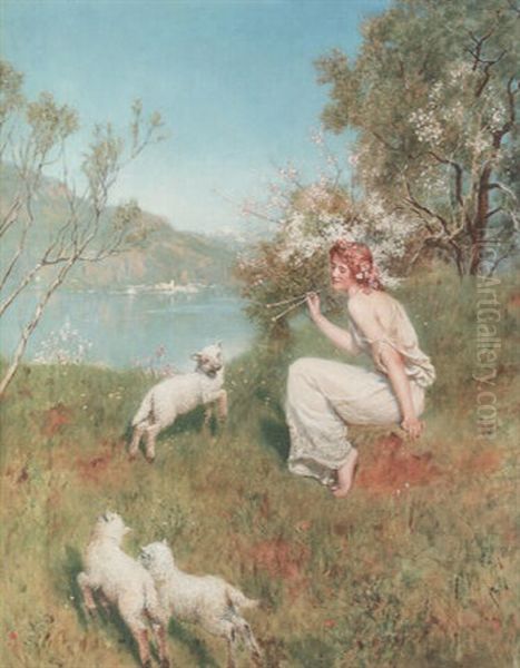 Spring Oil Painting by John Collier