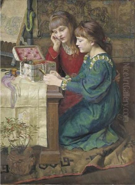 The Trinket Box Oil Painting by Marian Huxley Collier