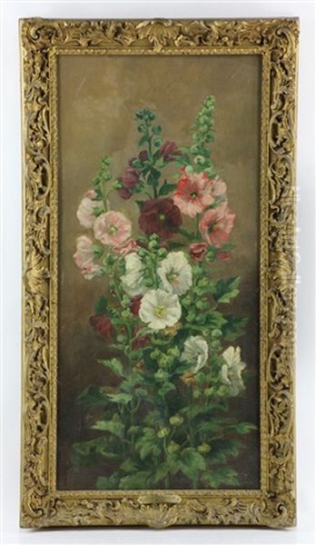 Floral Still Life Oil Painting by Thomas F. Collier