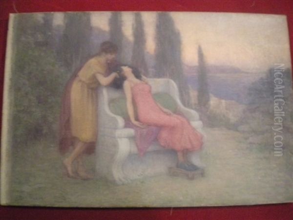 Scene Mythologique by Louis Joseph Raphael Collin