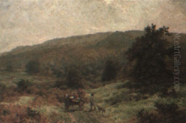 A Sunny Day On The Heath Oil Painting by Charles Collins II