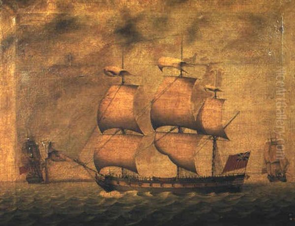 The 'watt' Of Liverpool, 30 Gun Privateer Oil Painting by Henry Collins