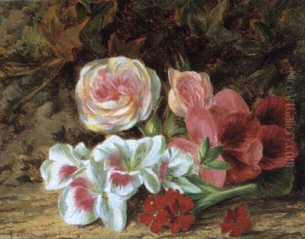 Blumenstilleben Oil Painting by Thomas Collins