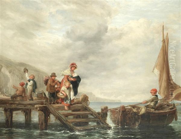 The Departure Oil Painting by William Collins