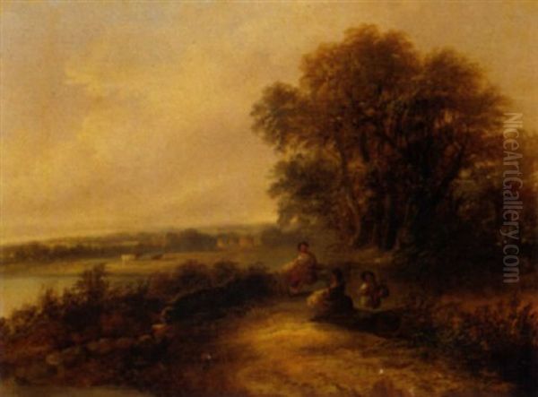 The Young Harvesters Oil Painting by William Collins