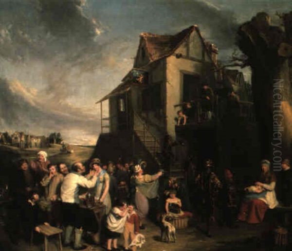 May Day, 1812 Oil Painting by William Collins