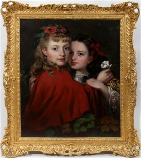 The Sisters Oil Painting by James Collinson