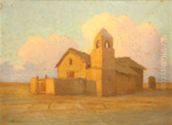 Iglesia De La Quiaca Oil Painting by Pio Collivadino