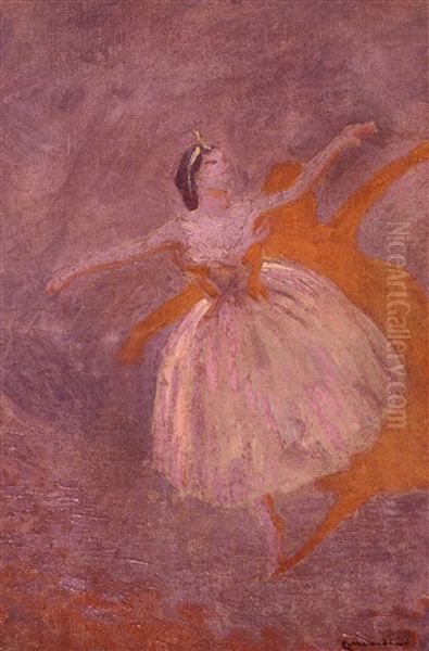 Bailarina Oil Painting by Pio Collivadino