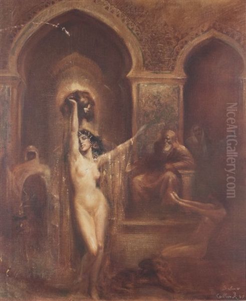 Salome Oil Painting by Jean-Rock Collon