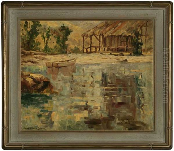 Coastal Inlet Oil Painting by George Sumner Colman