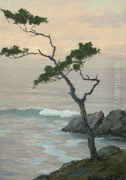 The Lone Cypress Oil Painting by Roi Clarkson Colman